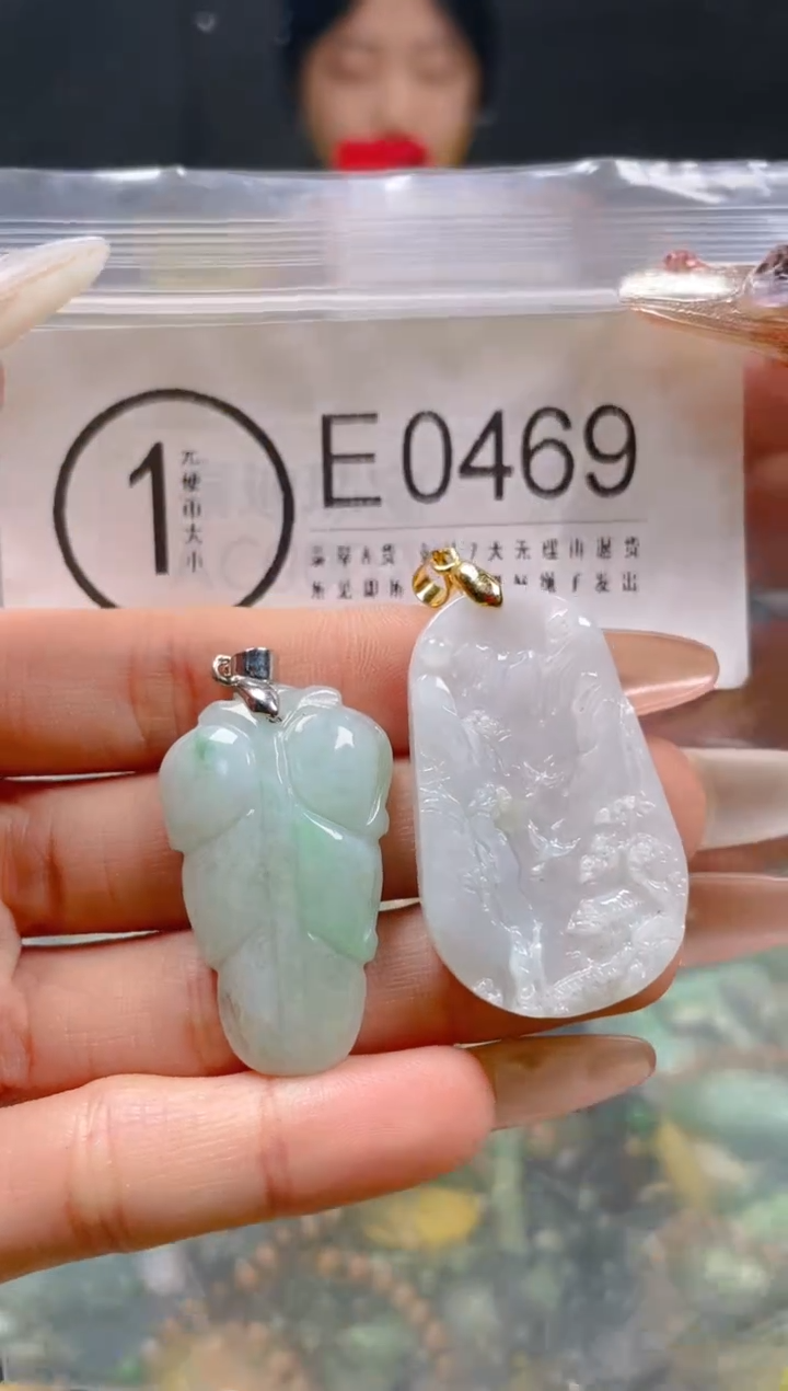 【闪购商品】翡翠颈饰未镶嵌/E/翡翠A货一图一物