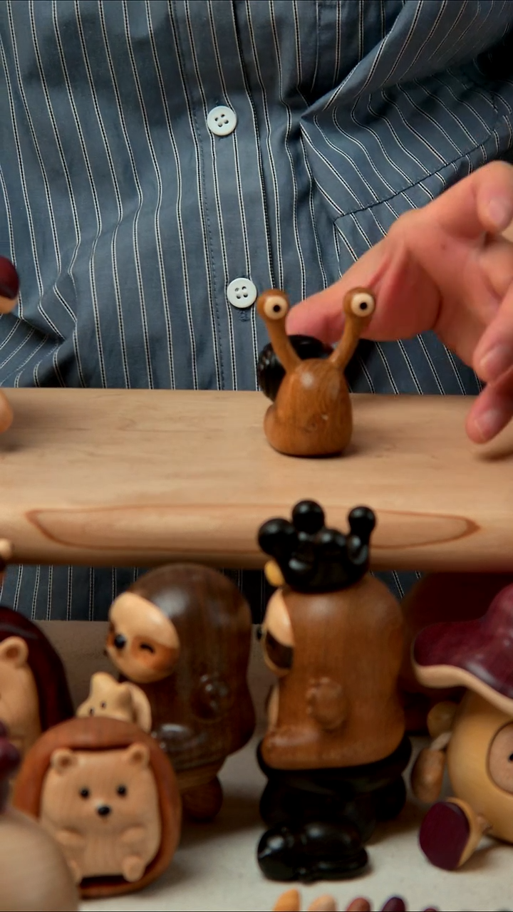 木烦****?烦心事  蜗牛微瑕柚木