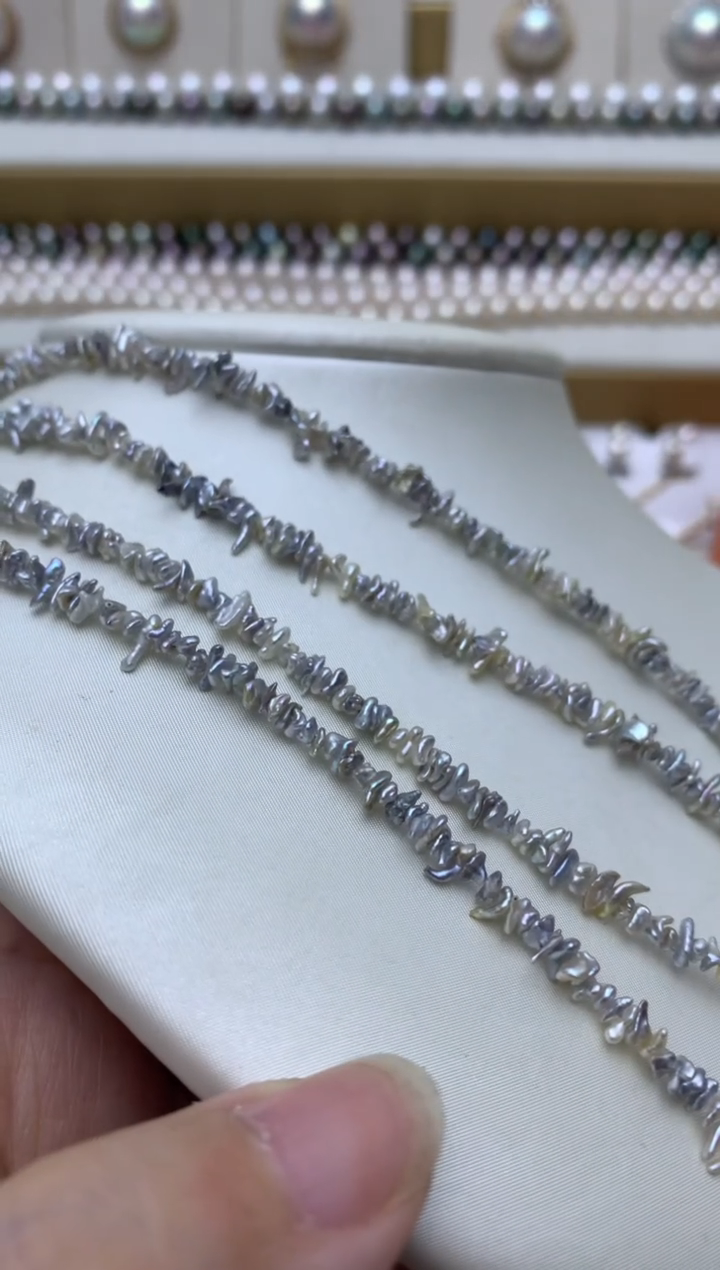 项链未镶嵌海水珍珠e30 多样性发其一