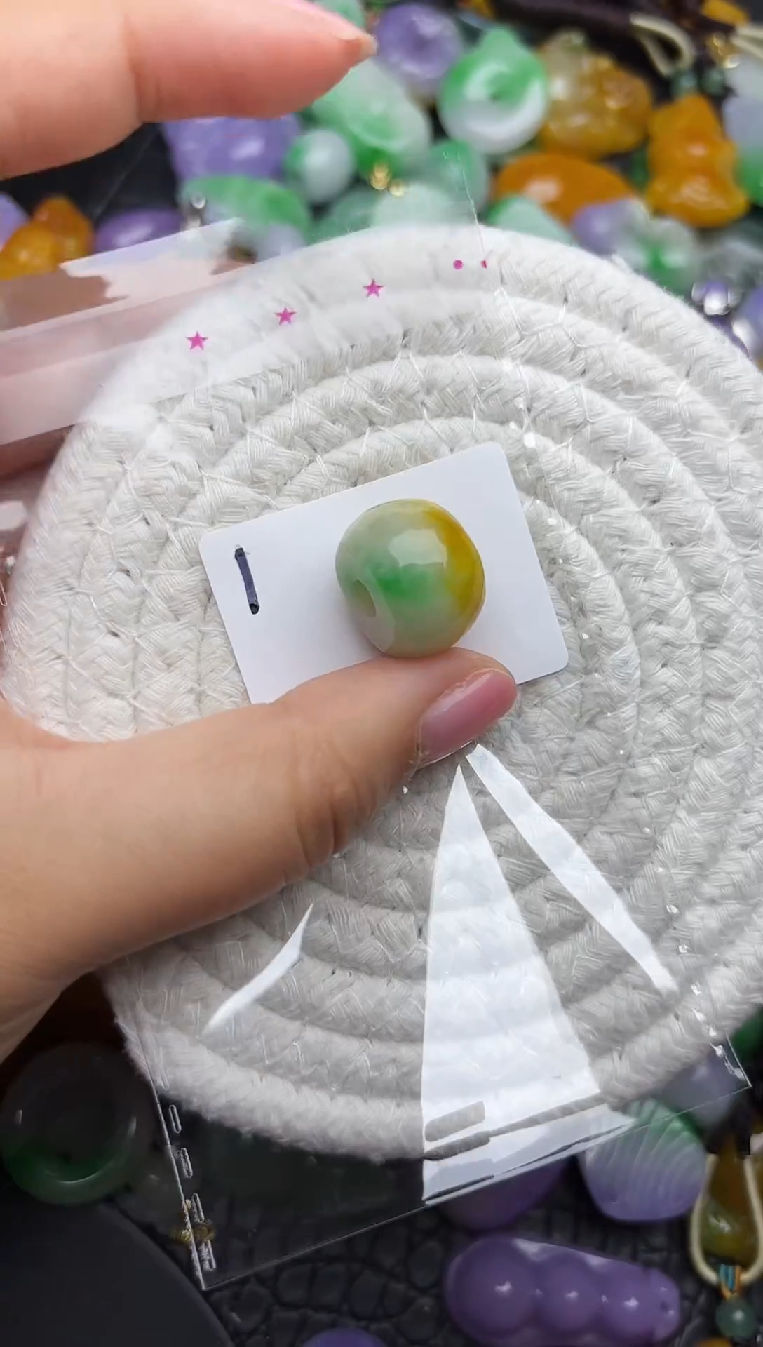 颈饰未镶嵌翡翠缅甸翡翠吊坠