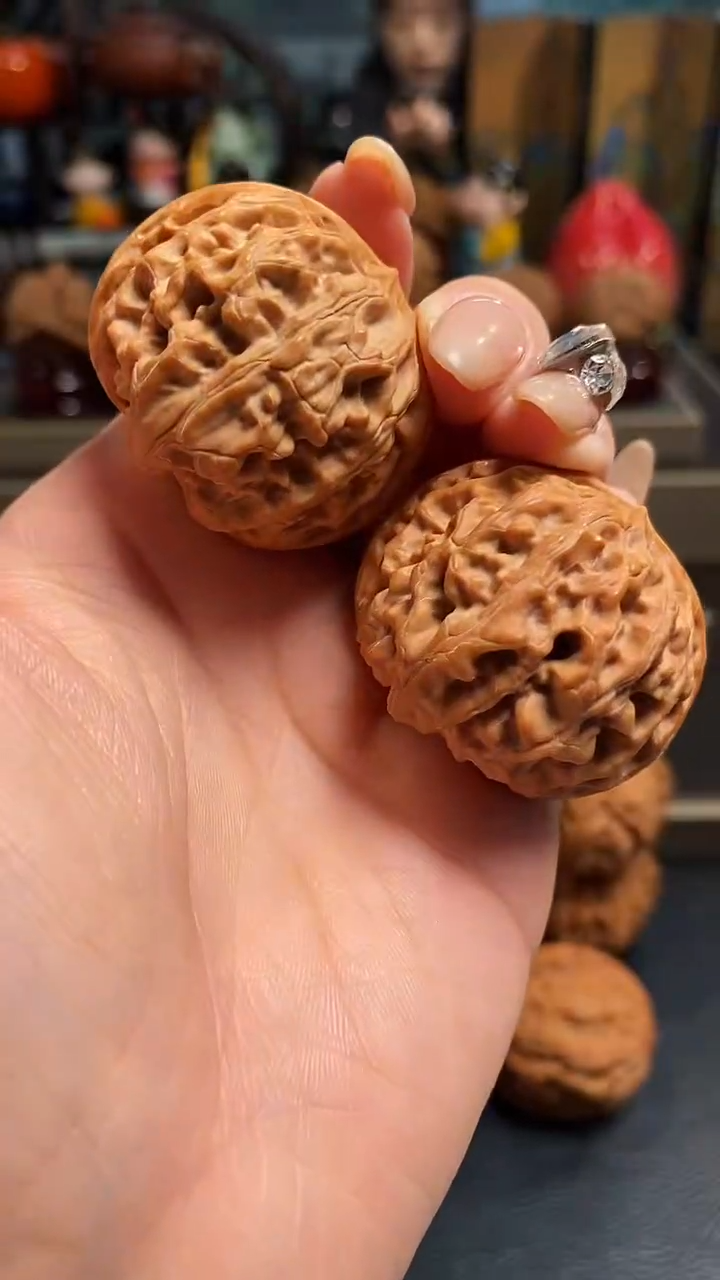 【闪购商品】文玩核桃把件A693苹果园39