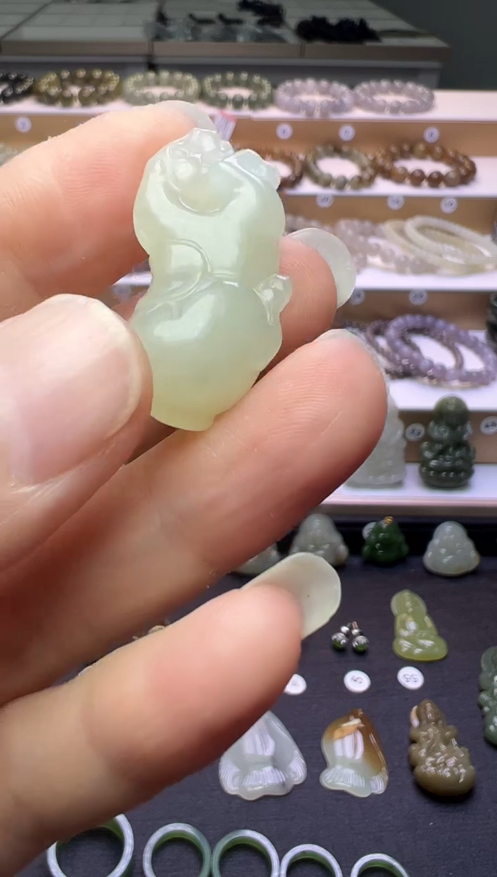 颈饰未镶嵌和田玉117号链接微包容约卡31*15*12