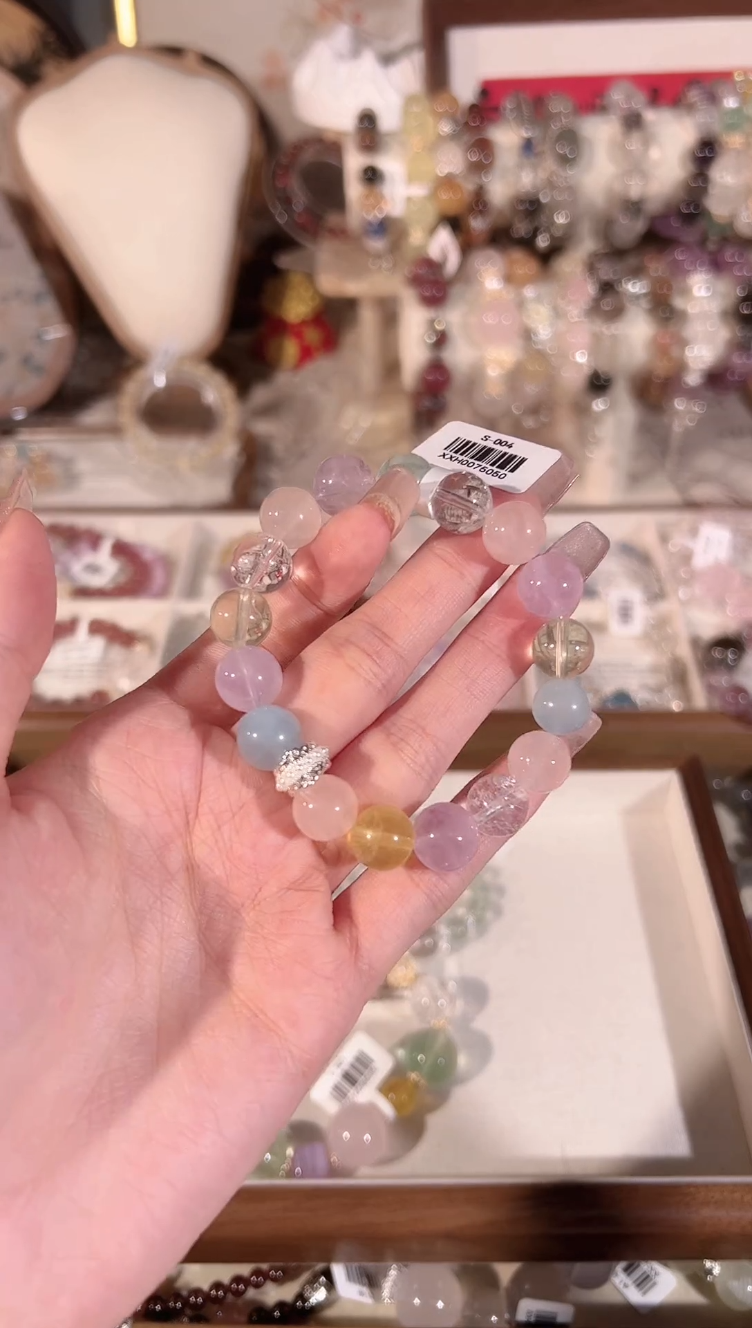 【闪购商品】水晶手链未镶嵌天然水晶多样性发货发其一颜色微差