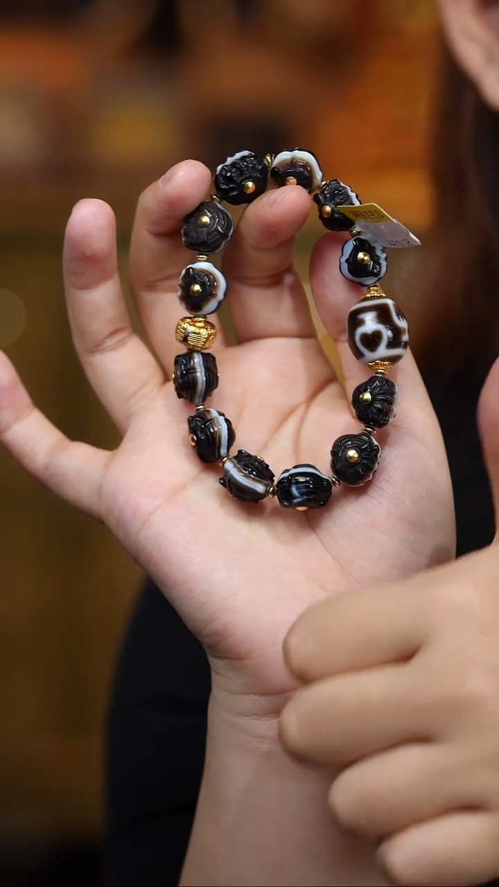 玛瑙/玉髓（覆膜）颈饰未镶嵌多宝项链多样性发其一