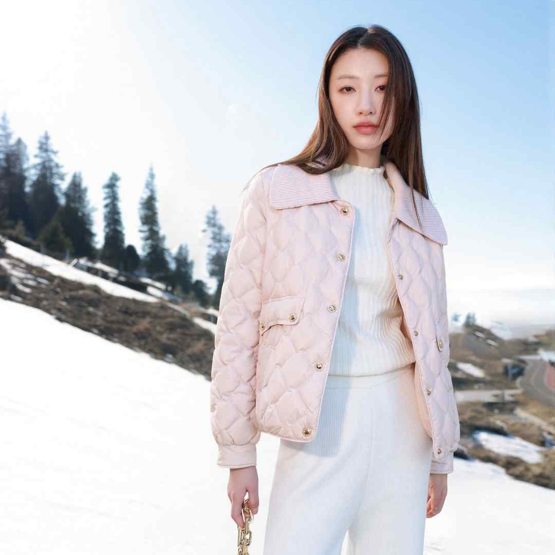 【防水易打理】三彩大码女装2025秋冬季新款90白鸭绒羽绒服胖MM