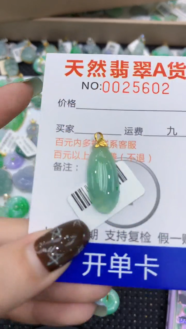 【闪购商品】翡翠颈饰18K金镶嵌11111111111
