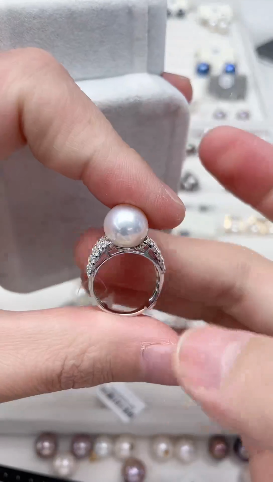 【闪购商品】淡水珍珠戒指银S925镶嵌戒指