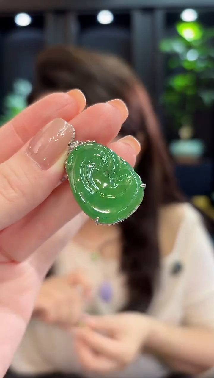 吊坠(不含链)未镶嵌翡翠 缅甸A货/支持复检/一件