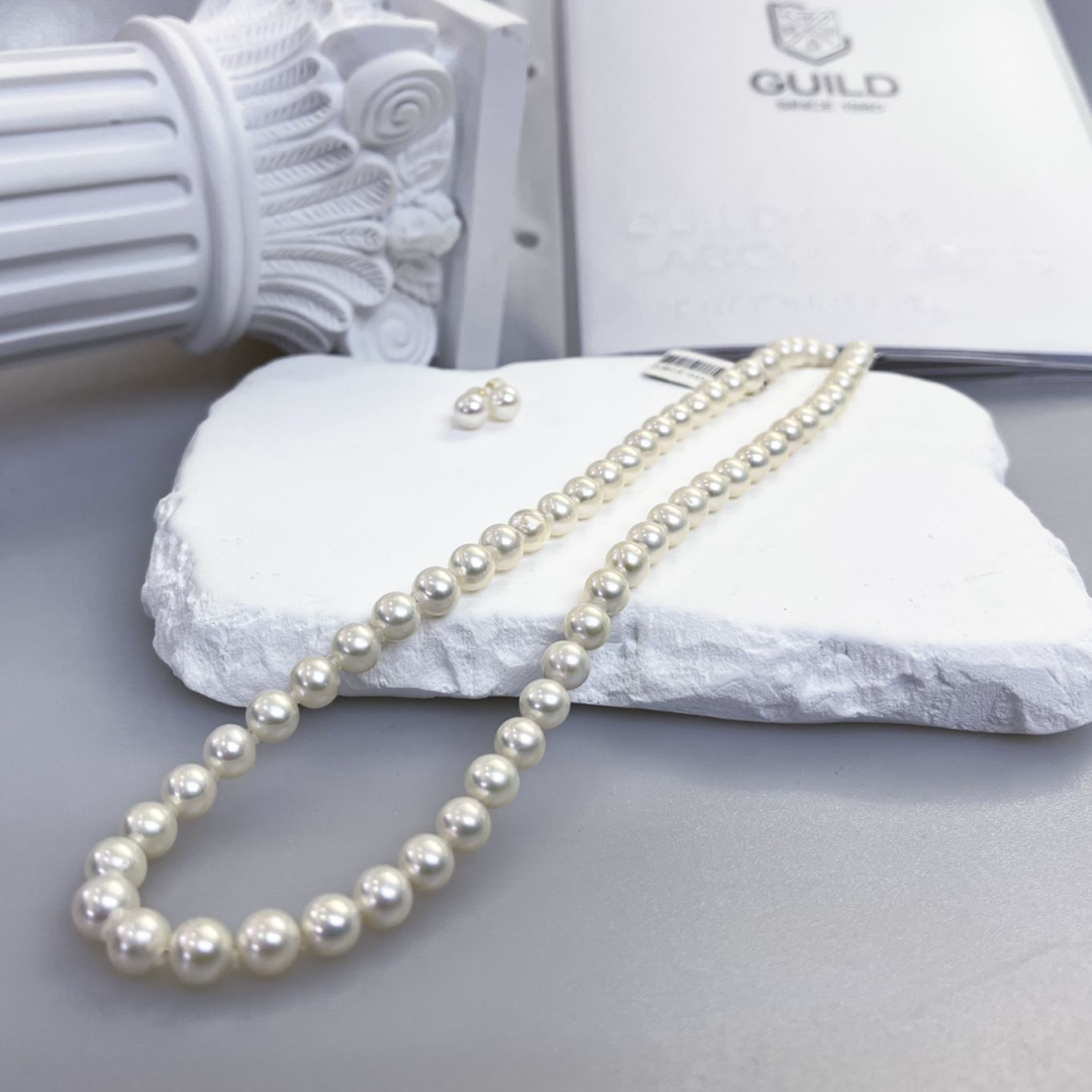 【老蚌头珠宝】吉尔德五星无核珍珠项链7-8mm（天然珍珠多样性发货）