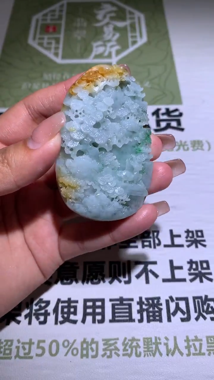 【闪购商品】定制翡翠未镶嵌毛货-不退不换 