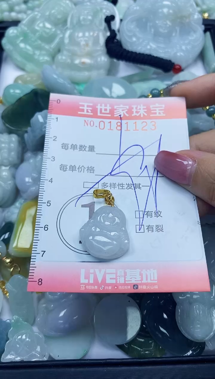 【闪购商品】翡翠颈饰未镶嵌闪购0181123多样性发其一