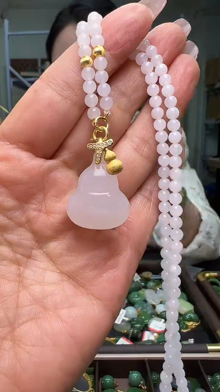 颈饰银S925镶嵌和田玉（多样性发货.发其一)12.27.52