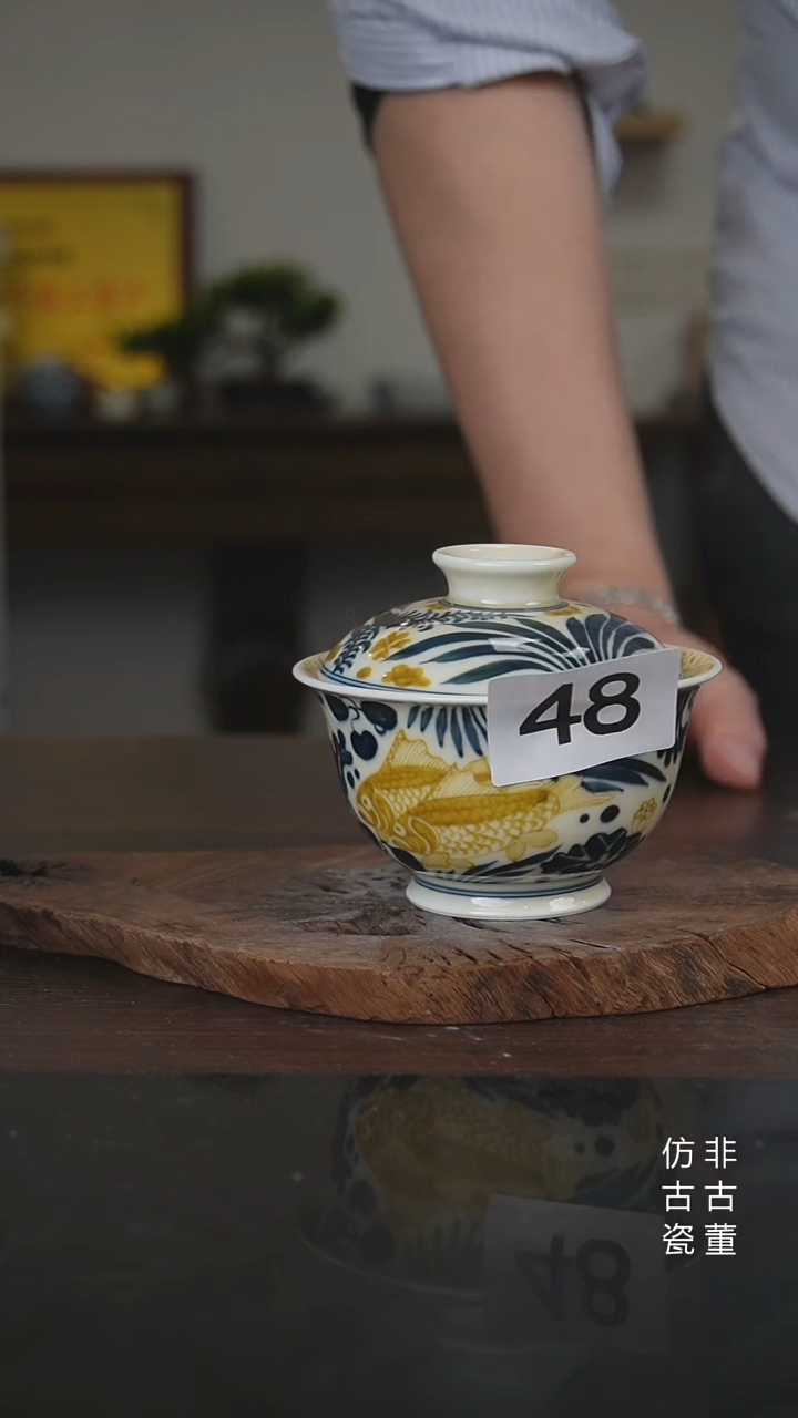 景德镇手工手绘陶瓷微瑕