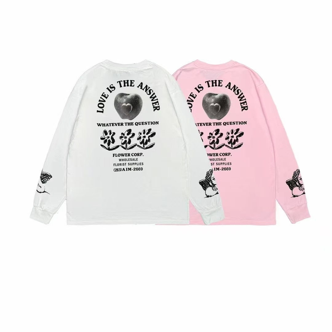 纸袋家牛牛系列春季「刺绣爱心苹果240克32支双纱长袖」P0509打底衫