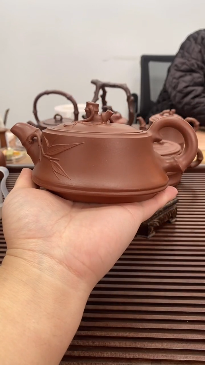 茶壶紫砂福利260毫升一品竹段