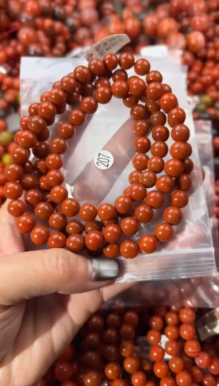 未镶嵌手串南红玛瑙从***?1