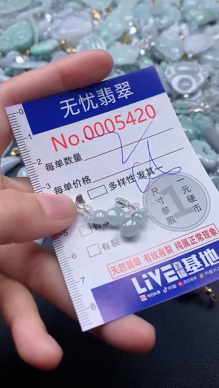 吊坠(不含链)未镶嵌翡翠5420