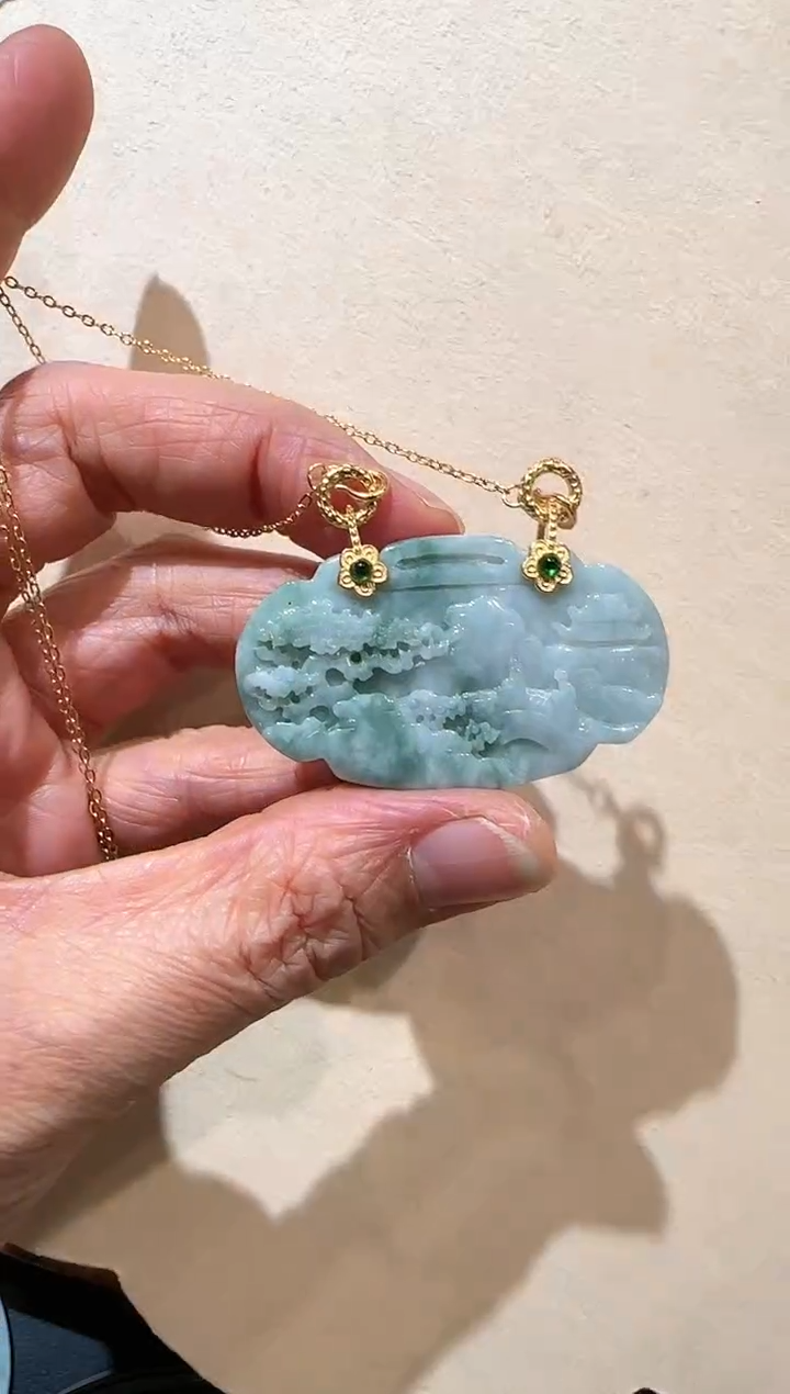 【闪购商品】翡翠颈饰未镶嵌国风