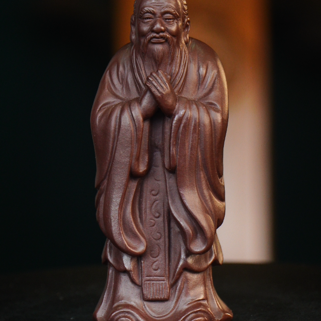 孔子   宜兴摆件