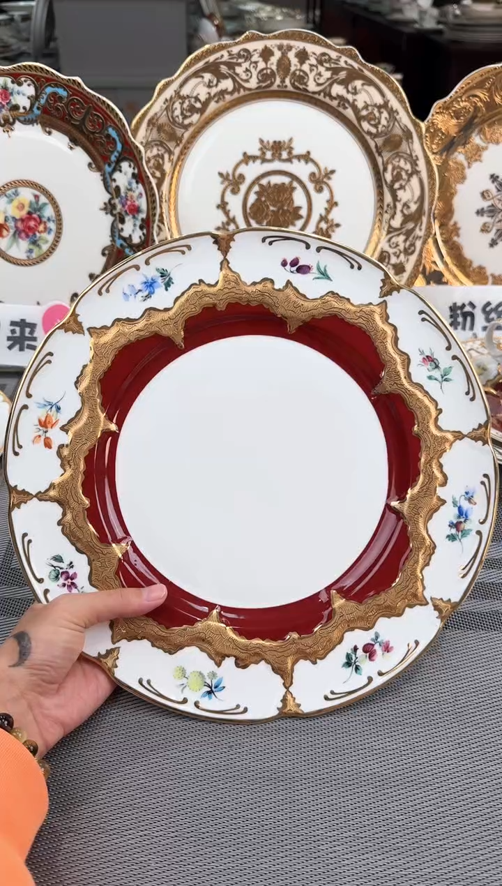 【闪购商品】瓷片11寸平盘微瑕  春节活动福利价