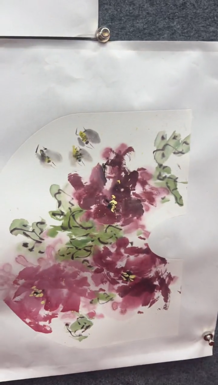 国画开播福利/两平尺扇面/国画