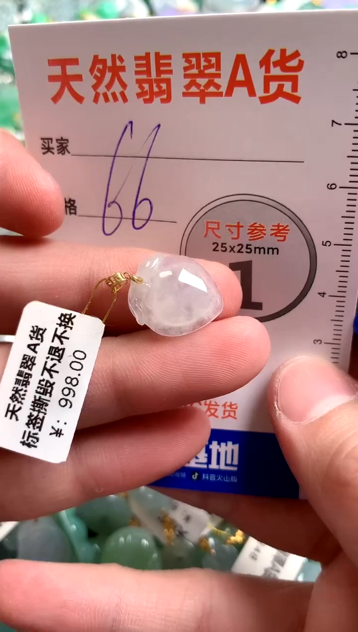 【闪购商品】翡翠颈饰18K金镶嵌13003682