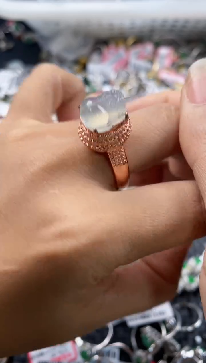 未镶嵌戒指翡翠444---4