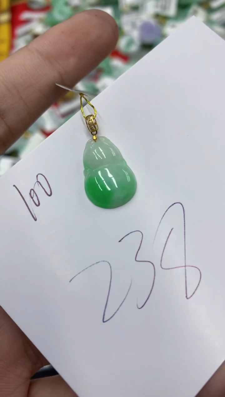 【闪购商品】翡翠颈饰18K金镶嵌号链接11111111