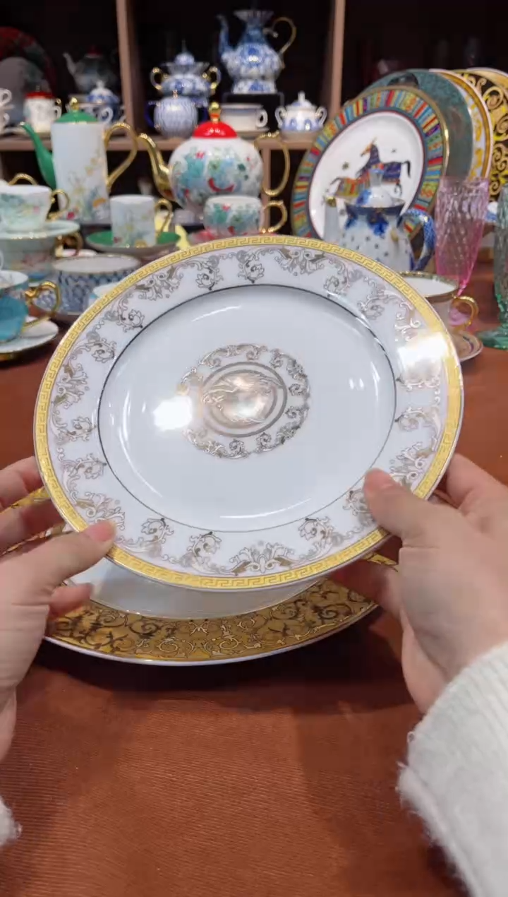 【闪购商品】瓷片金钩藤大小盘······