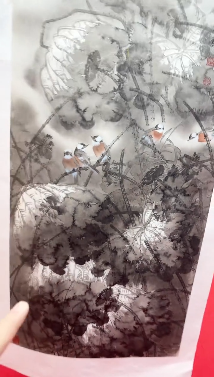 【闪购商品】国画道一老师亲笔绘画作品D80