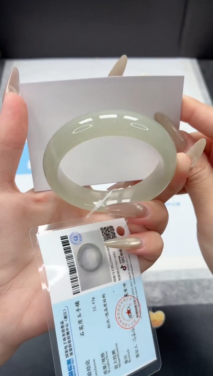 石英质玉手镯未镶嵌159/东陵玉55