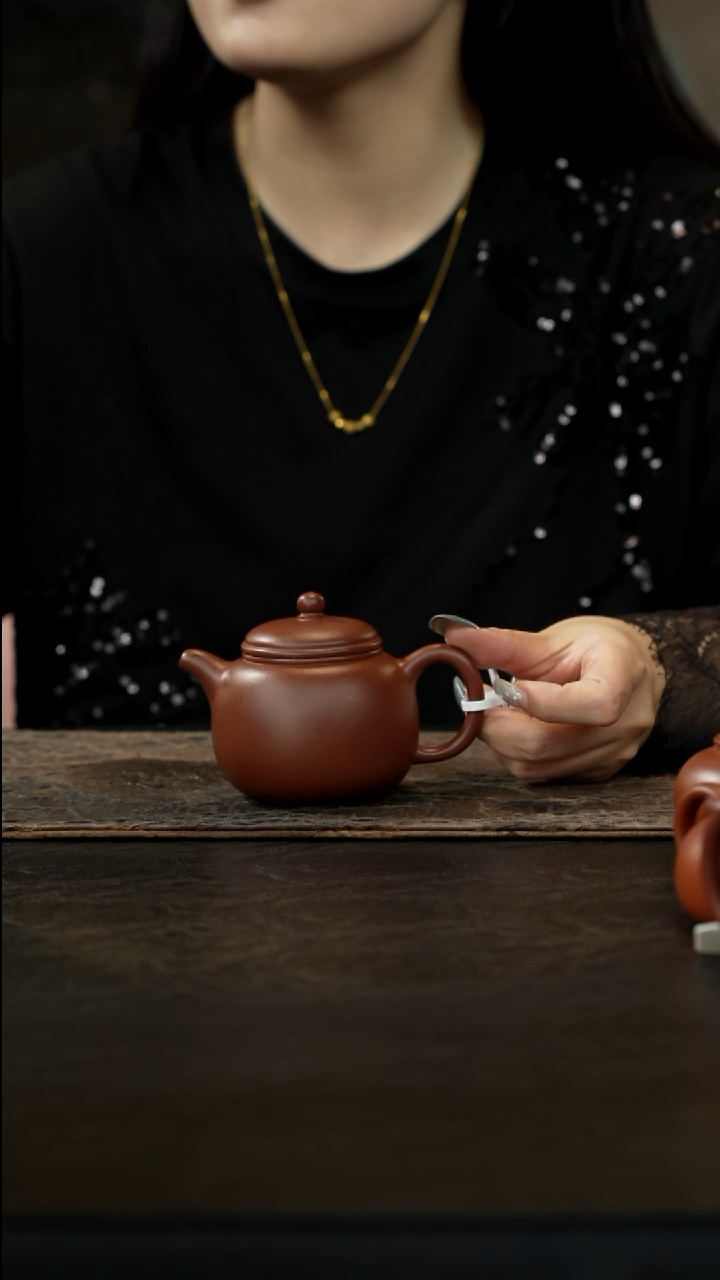 茶壶紫砂底槽青匏尊壶200cc