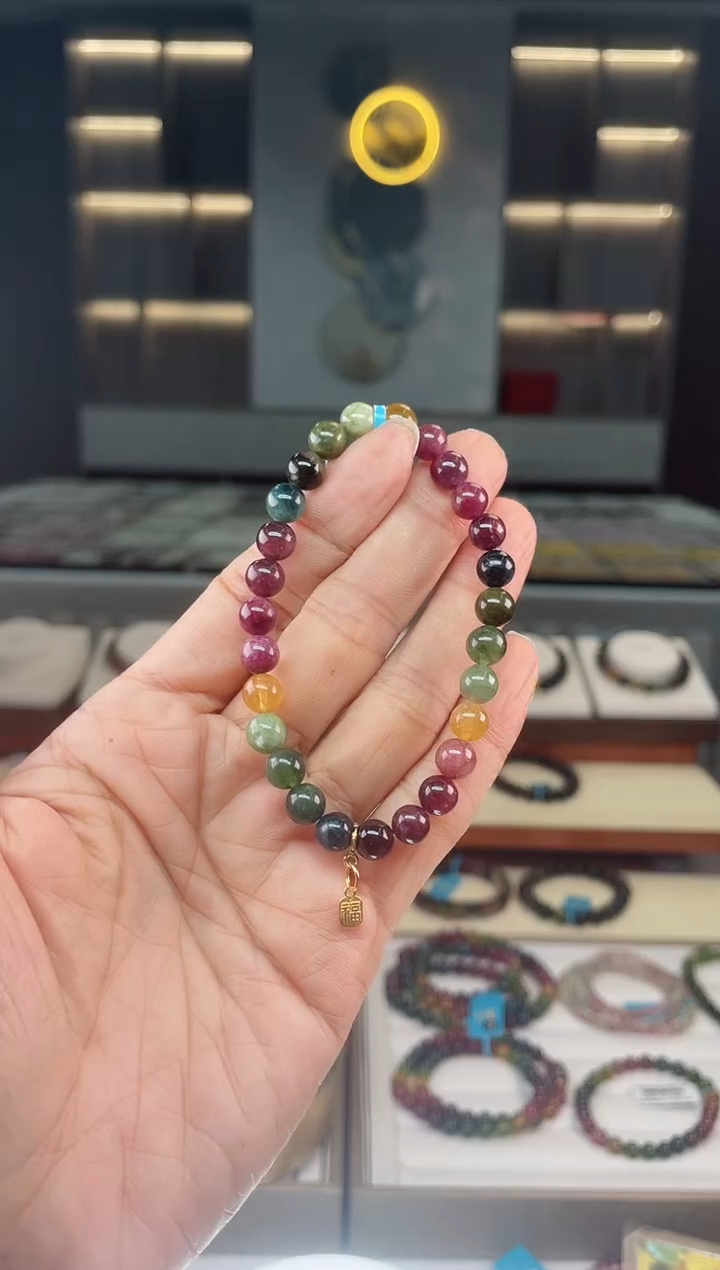 【闪购商品】碧玺单圈手串未镶嵌（多样性发一条）Q