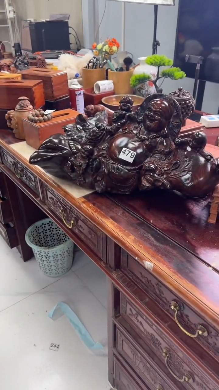 交趾黄檀（大红酸枝）夕**尽工艺品88888888