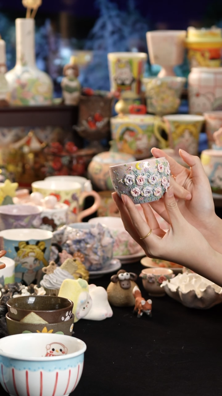 其他陶景德镇釉下彩手绘设计师款陶瓷