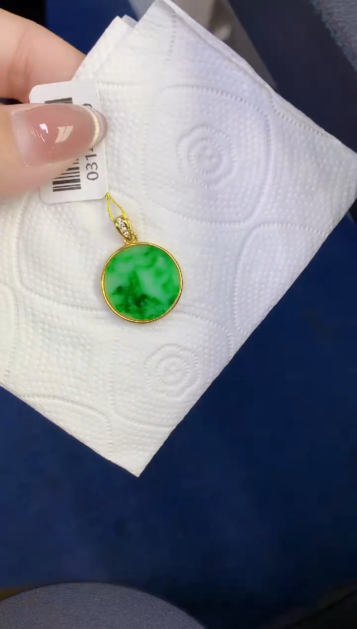 颈饰未镶嵌翡翠缅甸天然翡翠a货