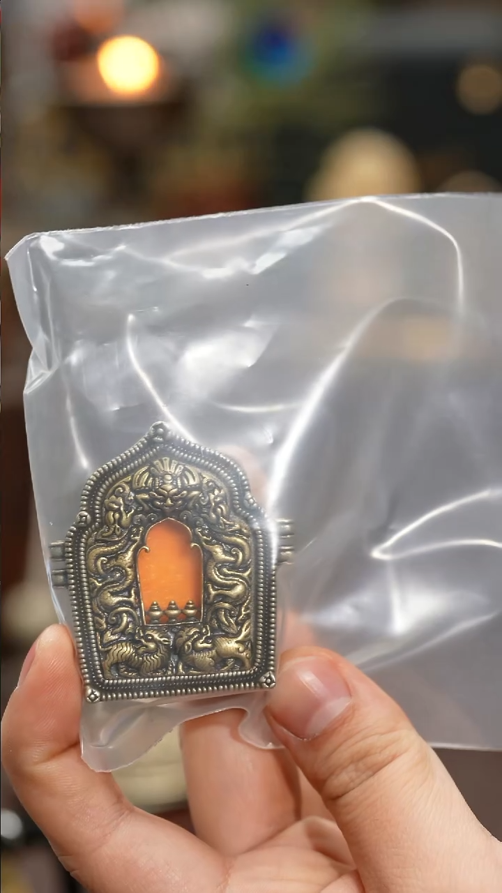 把件柏香籽/百香籽大尺寸嘎乌盒