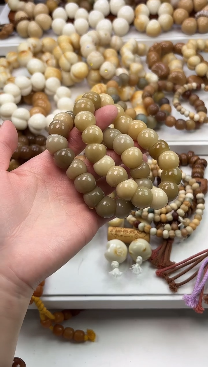 手串菩提根/象牙果a55糖炒栗子玉化蒜瓣大肠15mm手串