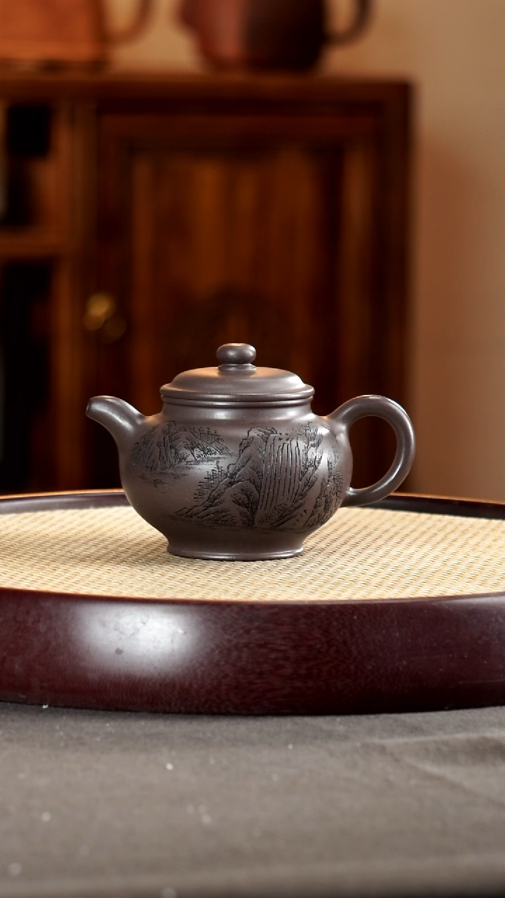 茶壶紫砂王正红紫砂壶