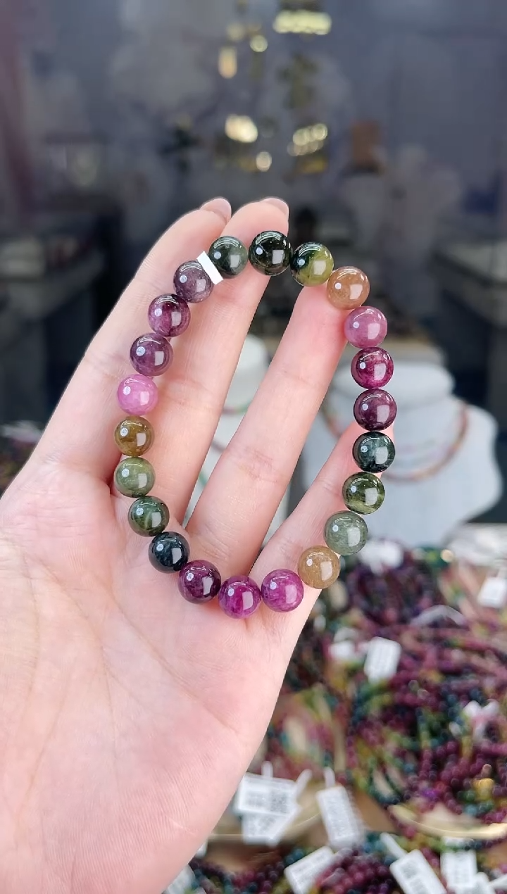 【闪购商品】碧玺/未镶嵌8mm+碧玺单圈多样性发货