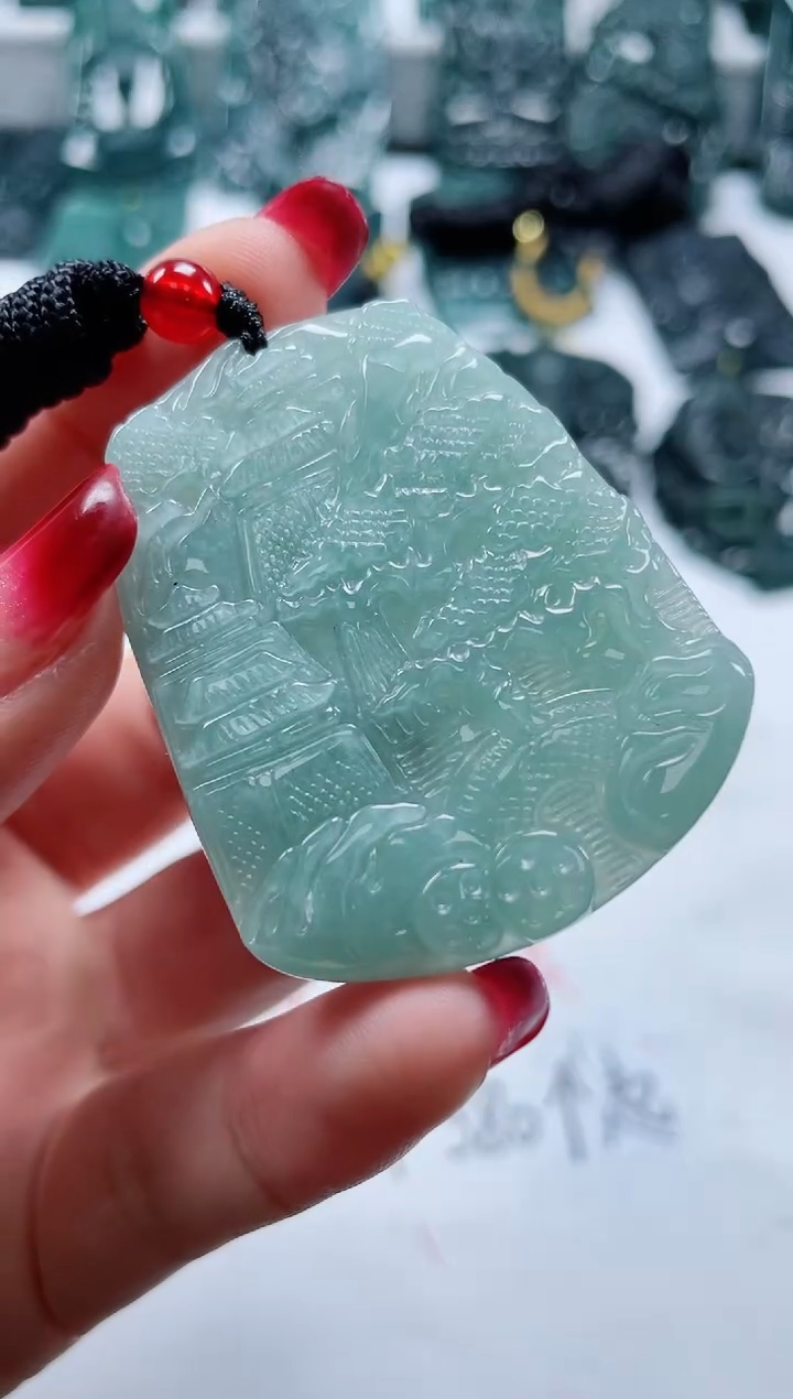 【闪购商品】翡翠颈饰未镶嵌多样性发货一件发货-大山水