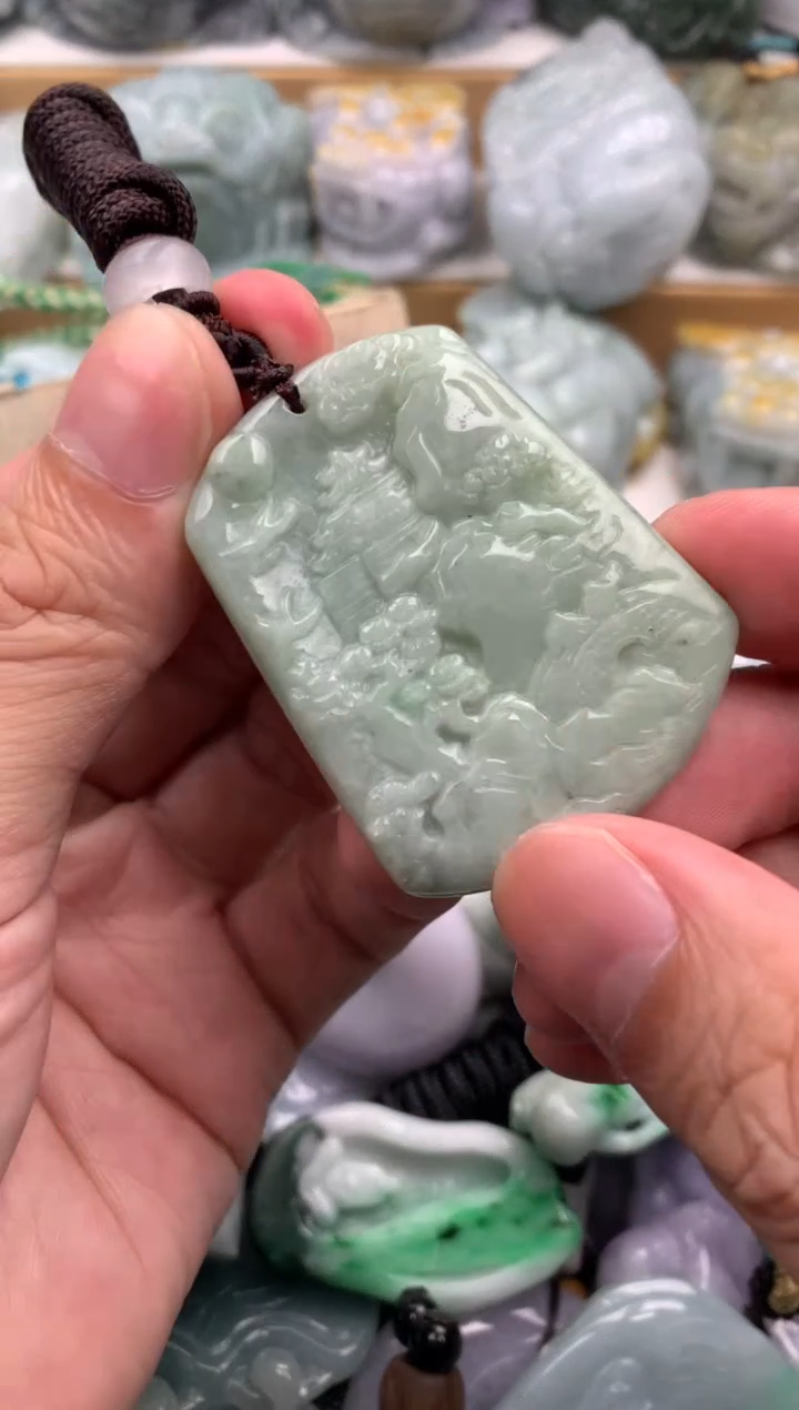 吊坠(不含链)未镶嵌翡翠1