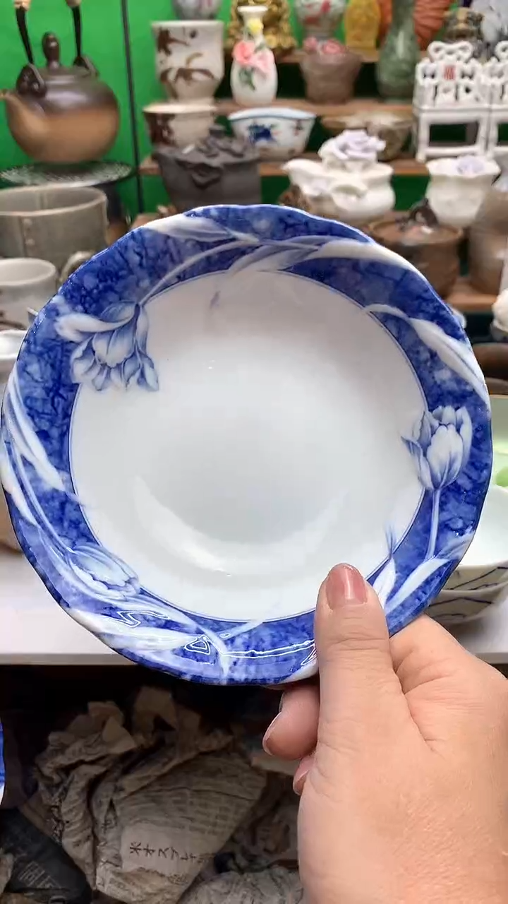 【闪购商品】盖碗海外回流瓷器