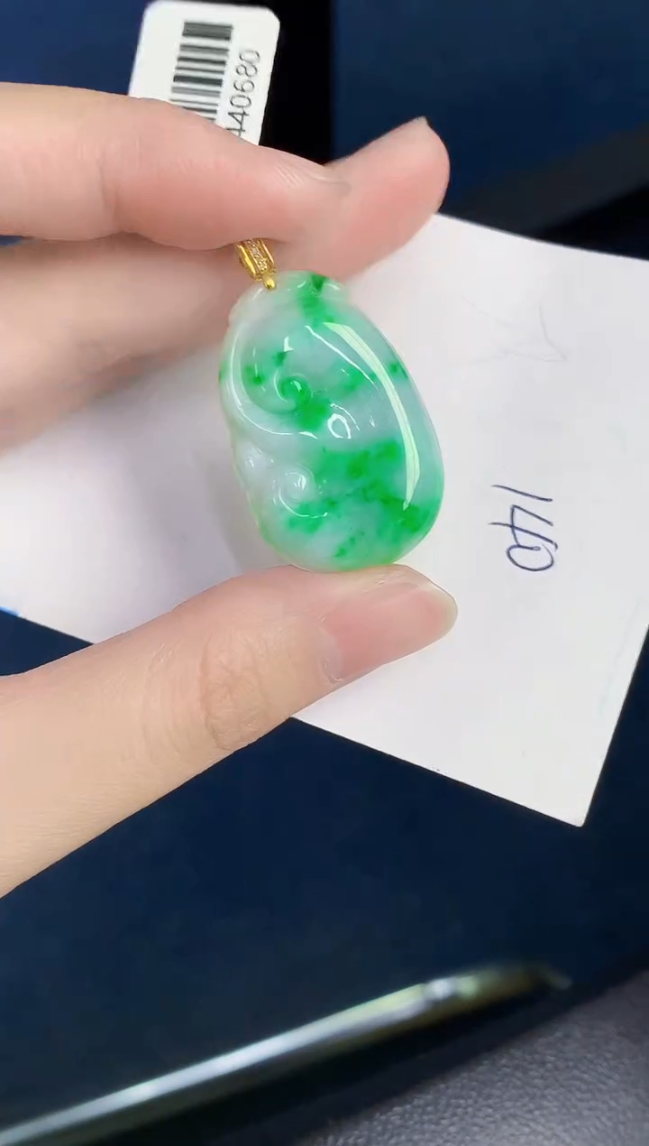 【闪购商品】翡翠颈饰18K金镶嵌000000000