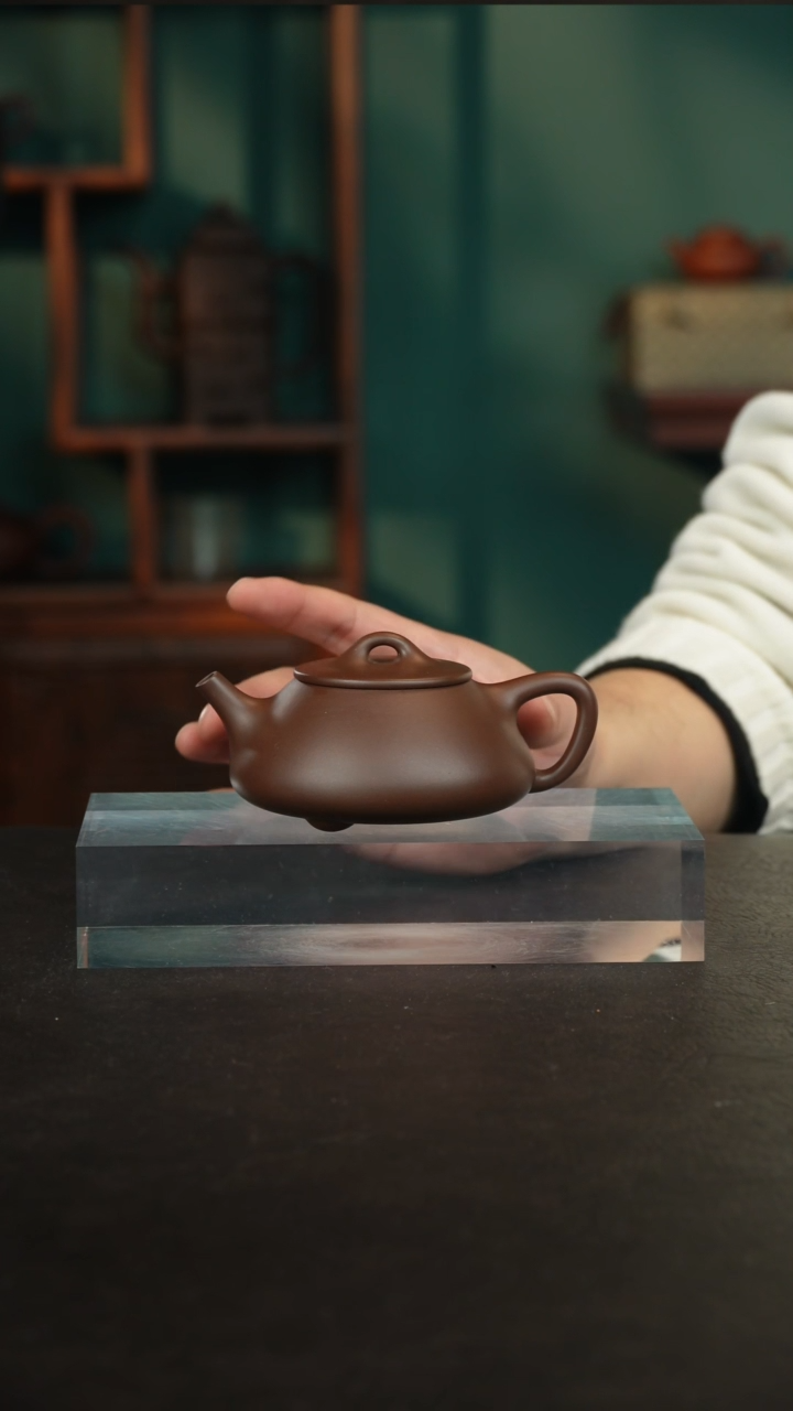 【闪购商品】紫砂茶壶03平盖石瓢
