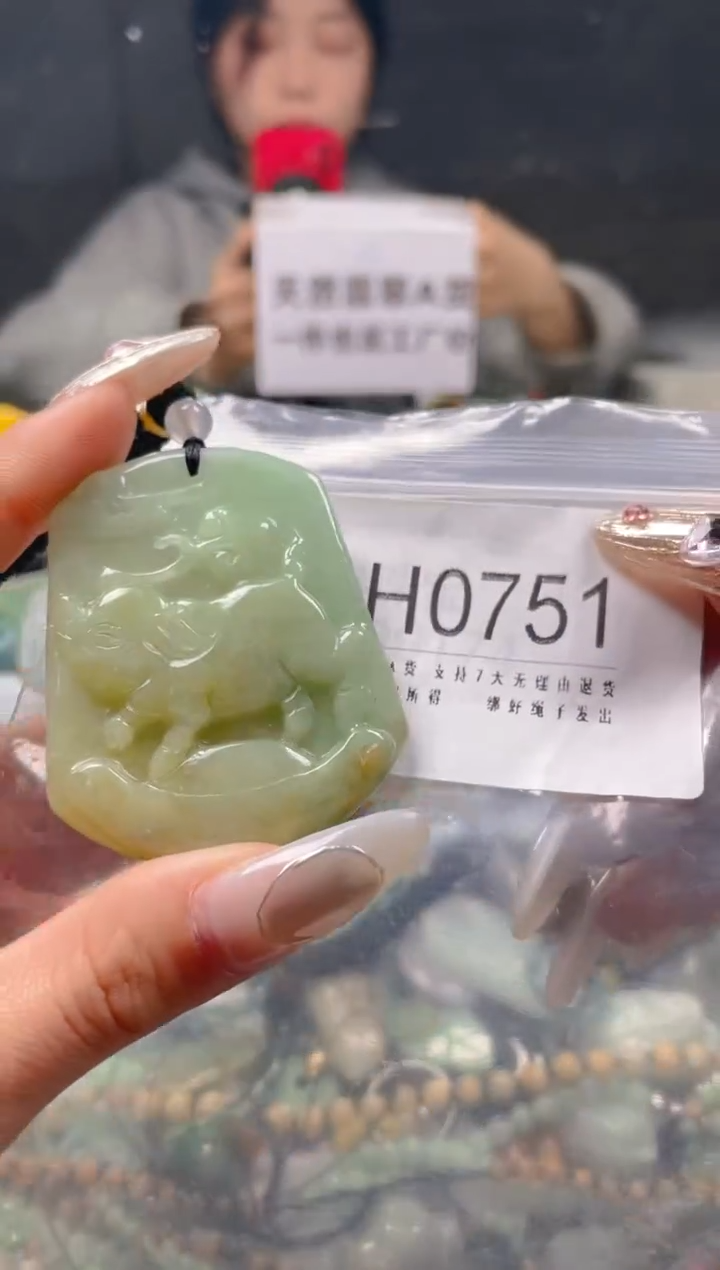 【闪购商品】翡翠颈饰未镶嵌/H/翡翠A货一图一物