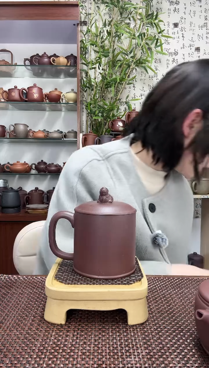 【闪购商品】紫砂茶杯宜兴紫砂盖杯无礼盒06