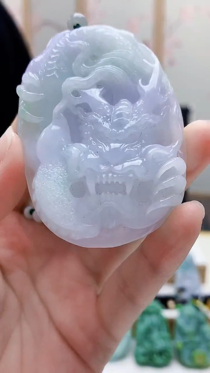 未镶嵌定制翡翠5140lr-毛货挂件23