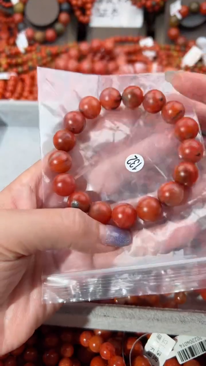【闪购商品】南红玛瑙手串未镶嵌12