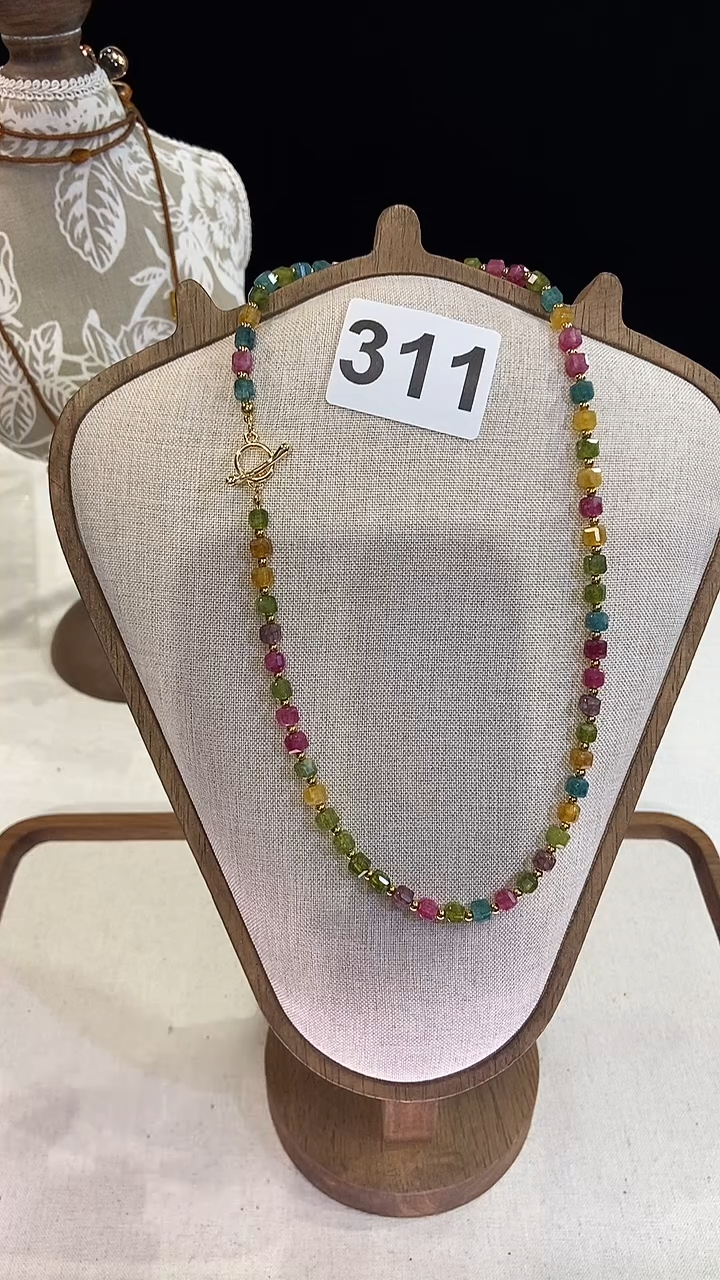 项链钛钢淡水珍珠311